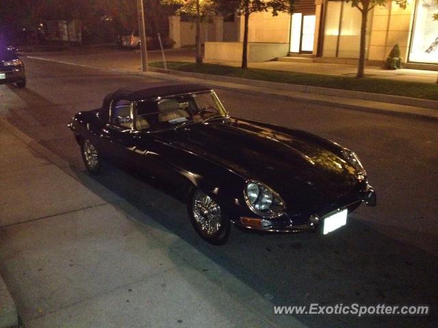 Jaguar E-Type spotted in Toronto, Ontario, Canada