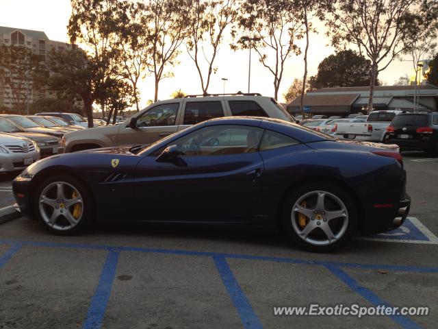 Ferrari California spotted in La Jolla, California