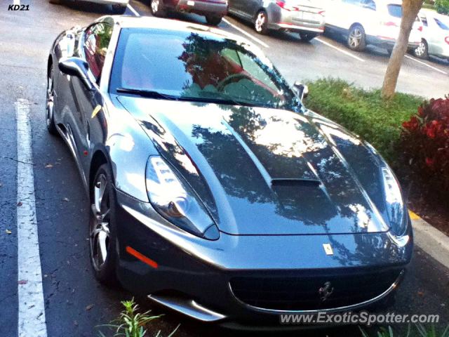 Ferrari California spotted in Boca Raton, Florida