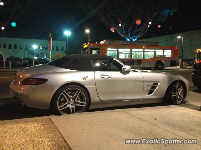 Mercedes SLS AMG spotted in Santa Monica, California