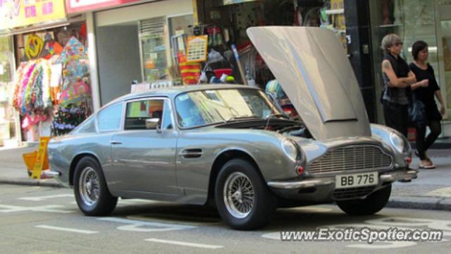 Aston Martin DB6 spotted in Hong Kong, China