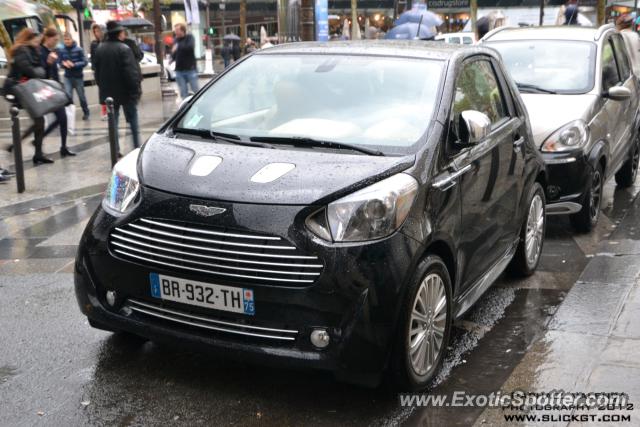 Aston Martin Cygnet spotted in Paris, France