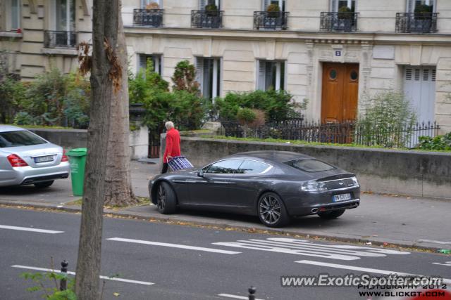 Aston Martin Rapide spotted in Paris, France