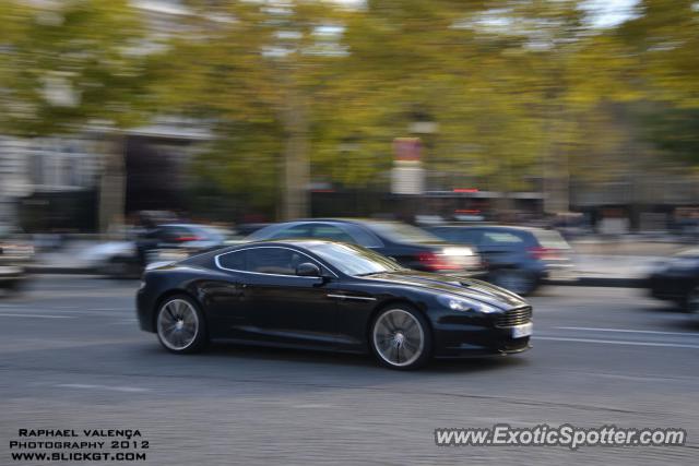 Aston Martin DBS spotted in Paris, France