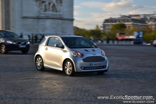 Aston Martin Cygnet spotted in Paris, France