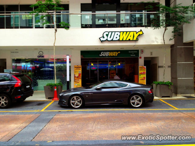 Aston Martin DB9 spotted in Kuala Lumpur, Malaysia