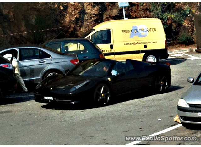 Ferrari 458 Italia spotted in Highway, Monaco