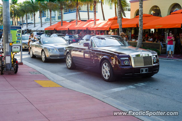 Rolls Royce Phantom spotted in Miami Beach, Florida