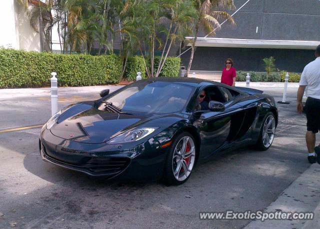 Mclaren MP4-12C spotted in Aventura, Florida