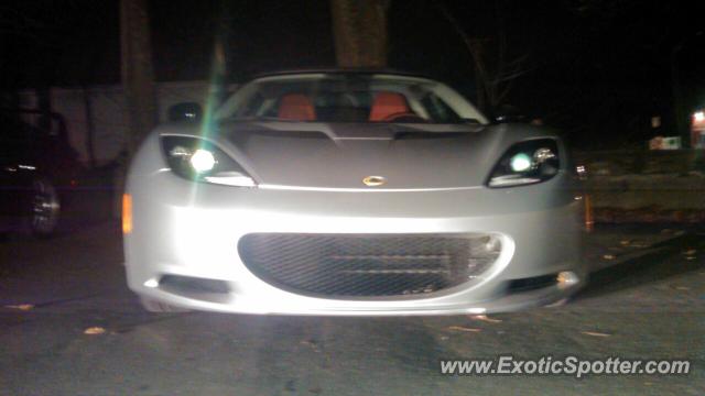 Lotus Evora spotted in Danbury, Connecticut