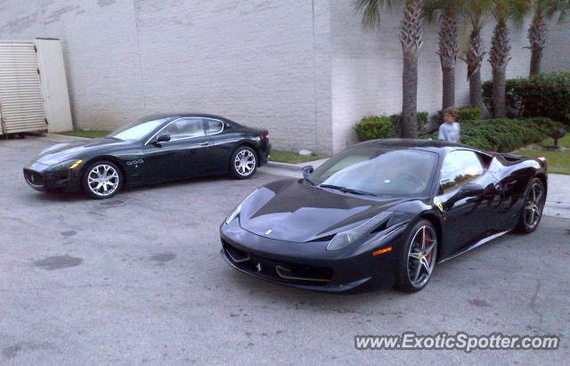 Ferrari 458 Italia spotted in Aventura, Florida