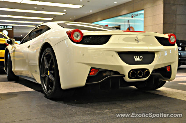 Ferrari 458 Italia spotted in Bukit Bintang KL, Malaysia