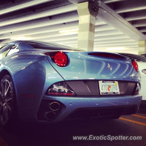 Ferrari California spotted in Boca raton, Florida