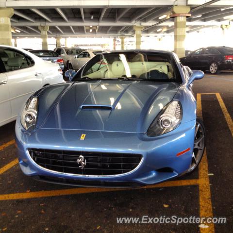 Ferrari California spotted in Boca raton, Florida