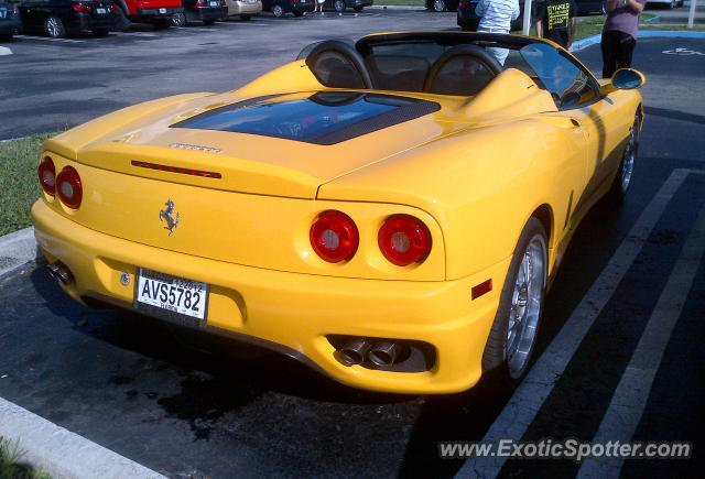 Ferrari 360 Modena spotted in Hollywood, Florida