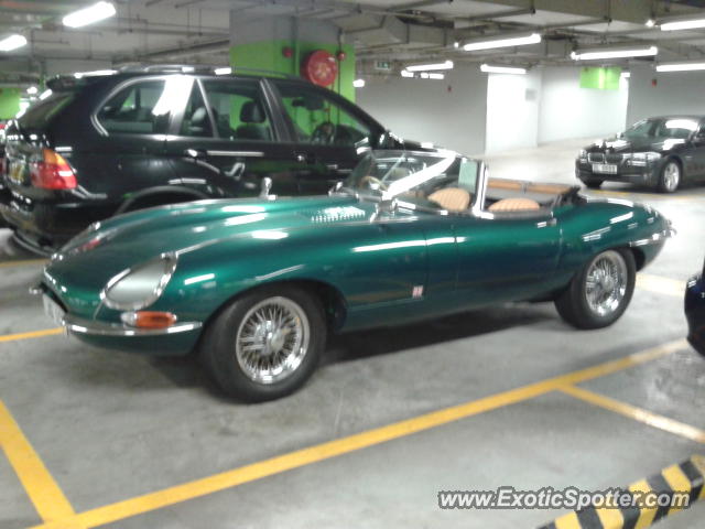 Jaguar E-Type spotted in Hong Kong, China