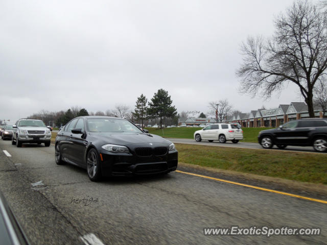 BMW M5 spotted in Lake Zurich, Illinois