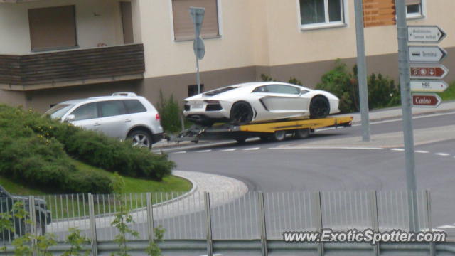 Lamborghini Aventador spotted in Genève, Switzerland