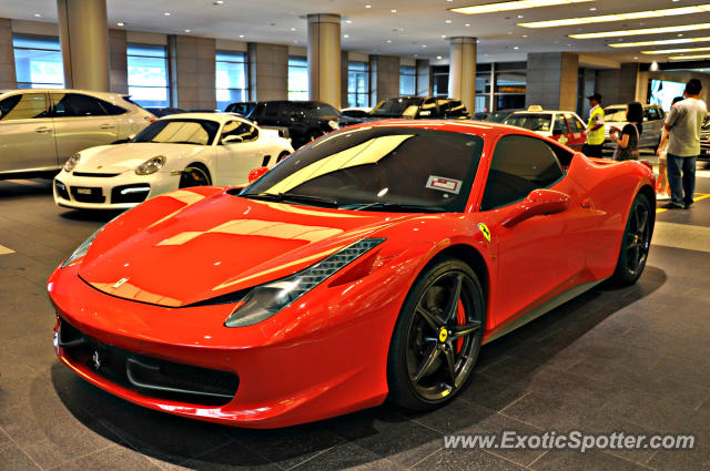 Ferrari 458 Italia spotted in Bukit Bintang KL, Malaysia