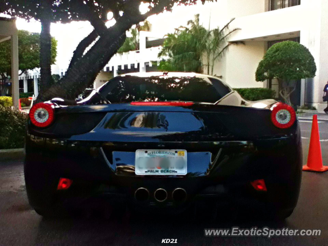 Ferrari 458 Italia spotted in Bal Harbour, Florida