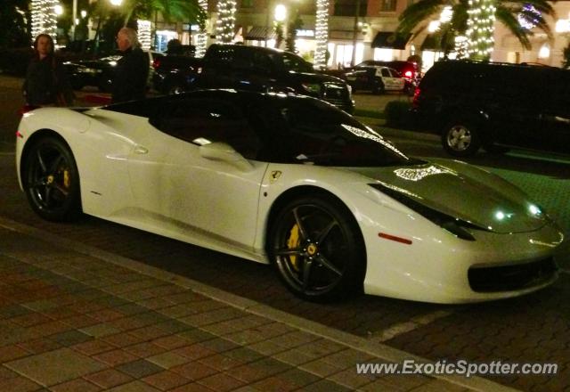 Ferrari 458 Italia spotted in Boca Raton, Florida