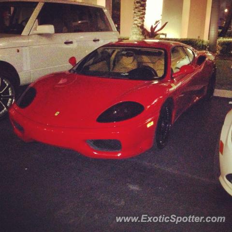 Ferrari 360 Modena spotted in Hollywood, Florida