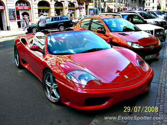 Ferrari 360 Modena spotted in Prague, Czech Republic