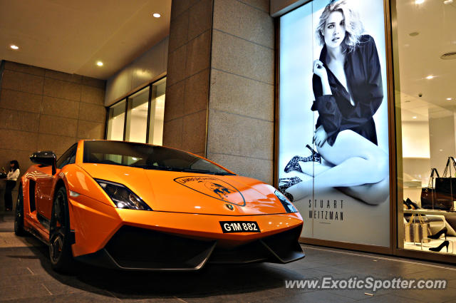 Lamborghini Gallardo spotted in Bukit Bintang KL, Malaysia