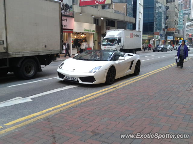 Lamborghini Gallardo spotted in Hong Kong, China