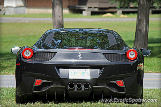 Ferrari 458 Italia spotted in Saratoga Springs, New York