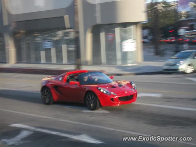 Lotus Elise spotted in Beverly Hills, California