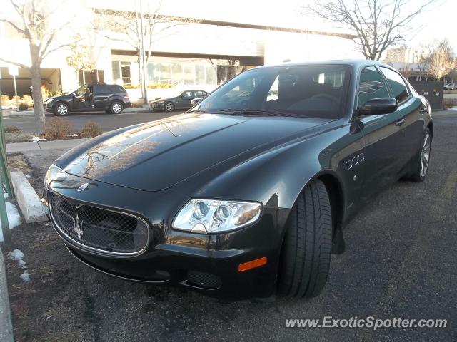 Maserati Quattroporte spotted in Denver, Colorado