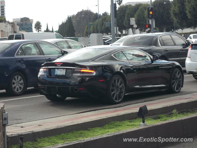 Aston Martin DBS spotted in Beverly Hills, California