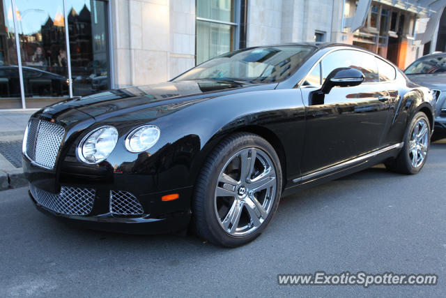 Bentley Continental spotted in Boston, Massachusetts