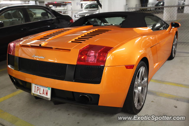 Lamborghini Gallardo spotted in Boston, Massachusetts