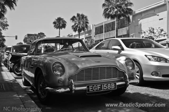 Aston Martin DB5 spotted in Beverly Hills, California