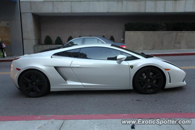 Lamborghini Gallardo spotted in Boston, Massachusetts