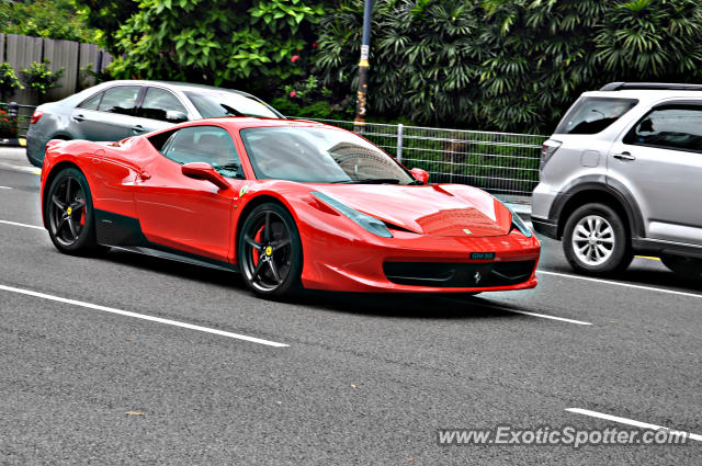 Ferrari 458 Italia spotted in Bukit Bintang KL, Malaysia