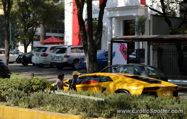 Lamborghini Aventador spotted in Mexico City, Mexico