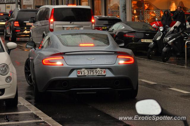 Aston Martin Vanquish spotted in Geneva, Switzerland