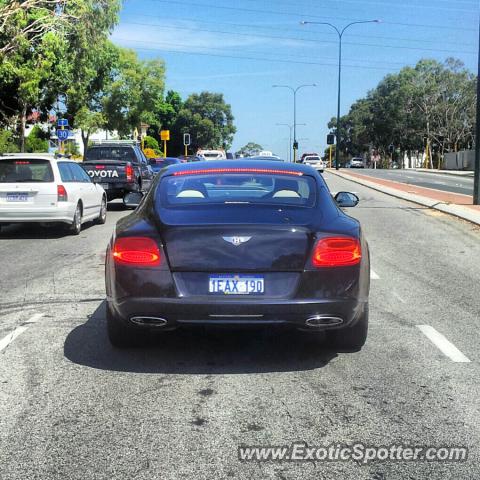 Bentley Continental spotted in Perth, Australia