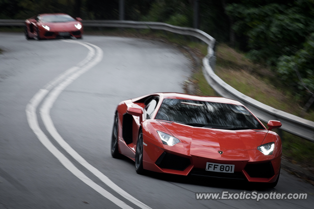 Lamborghini Aventador spotted in Hong Kong, China