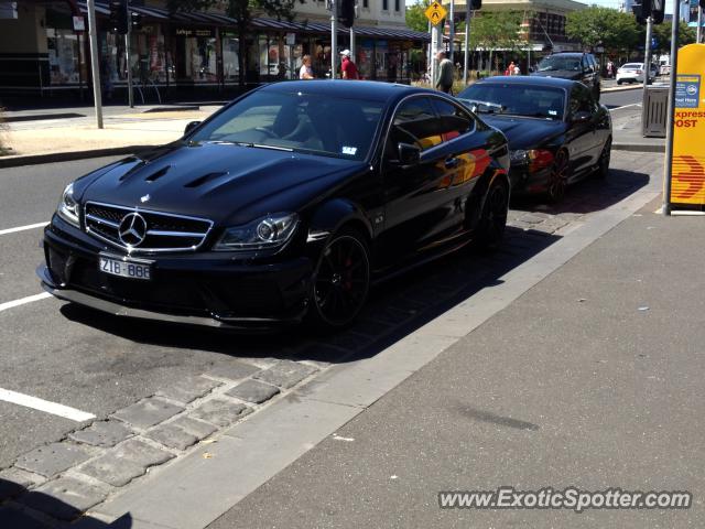 Mercedes C63 AMG Black Series spotted in Melbourne, Australia