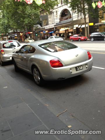 Bentley Continental spotted in Melbourne, Australia