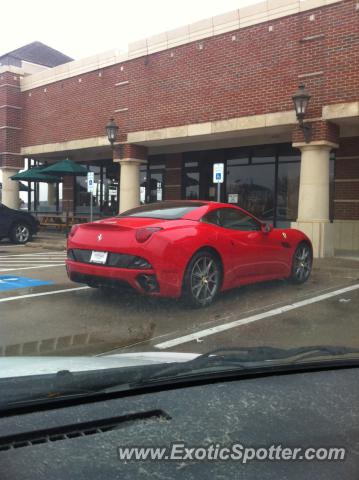 Ferrari California spotted in Dallas, Texas