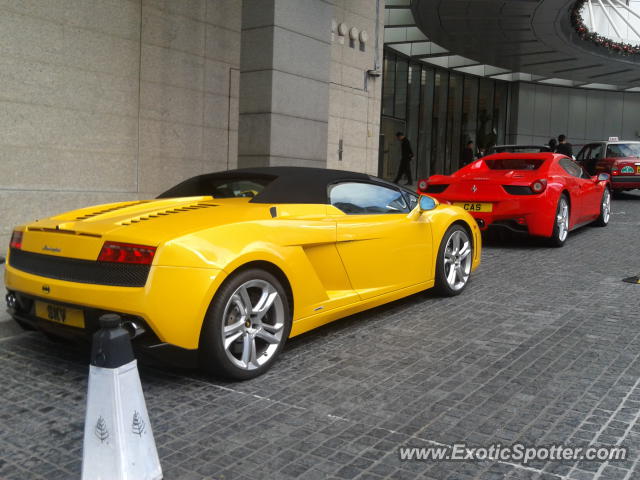 Lamborghini Gallardo spotted in Hong Kong, China