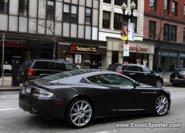 Aston Martin DBS spotted in Boston, Massachusetts
