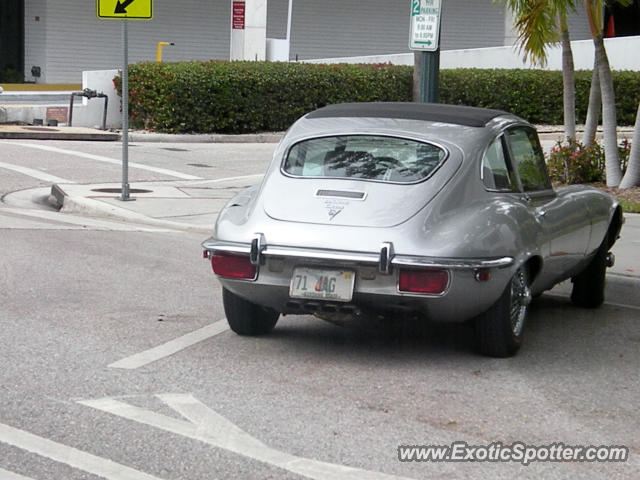 Jaguar E-Type spotted in Sarasota, Florida