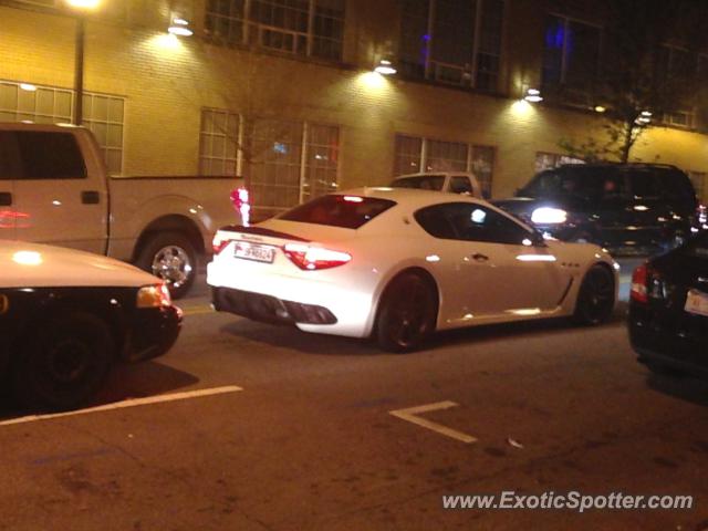 Maserati GranTurismo spotted in Raleigh, North Carolina