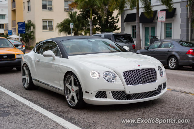 Bentley Continental spotted in Miami Beach, Florida